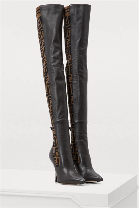 fendi boots thigh high